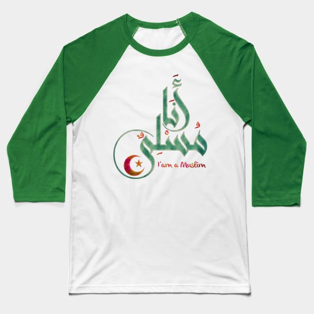 I'am a Muslim Baseball T-Shirt by NoonDesign